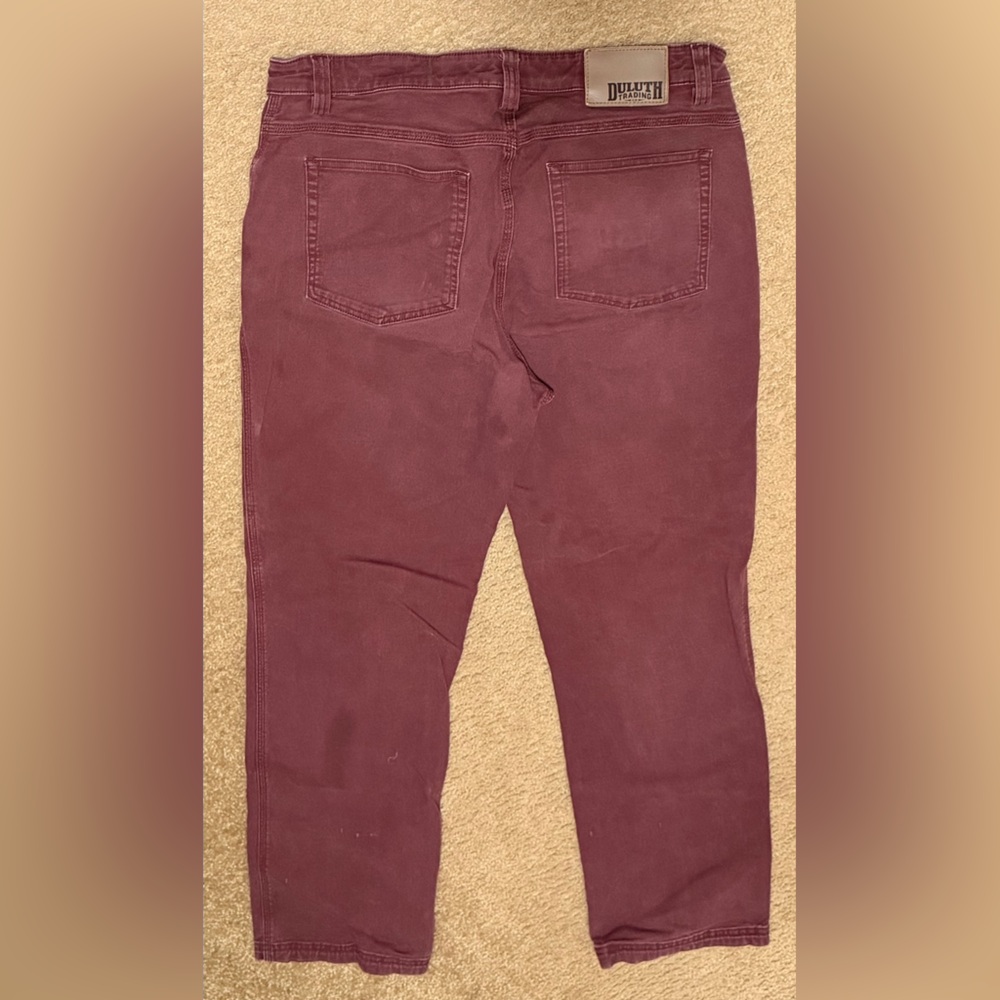 Duluth Fire Hose Burgundy Pants